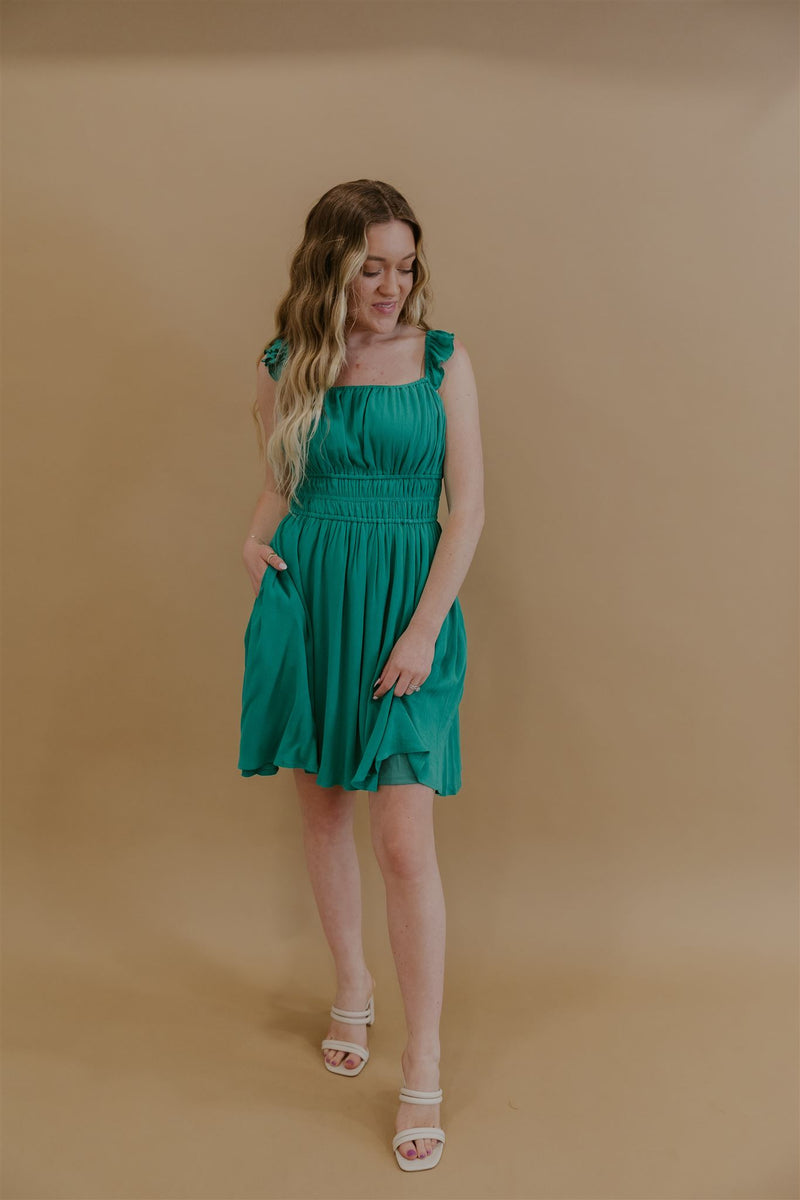 Gianna Green Dress