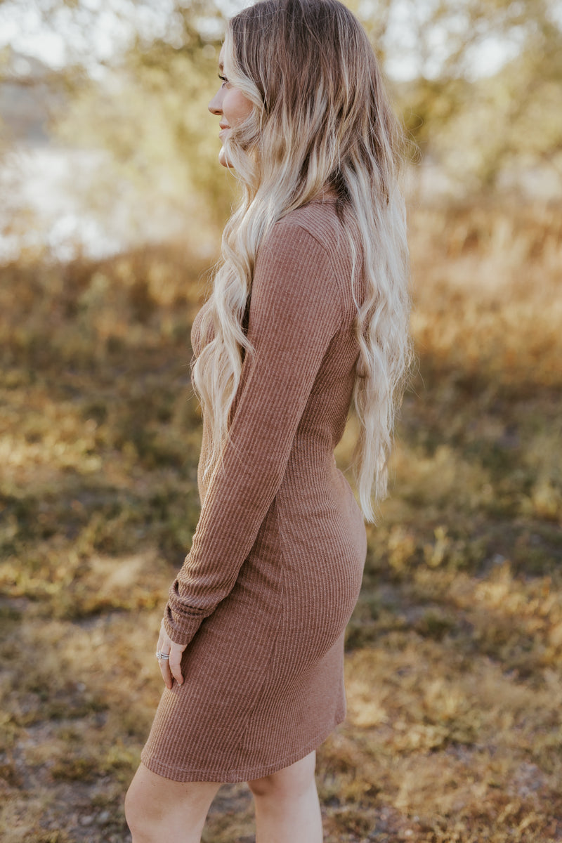 Chloe Knit Cinched Front Dress