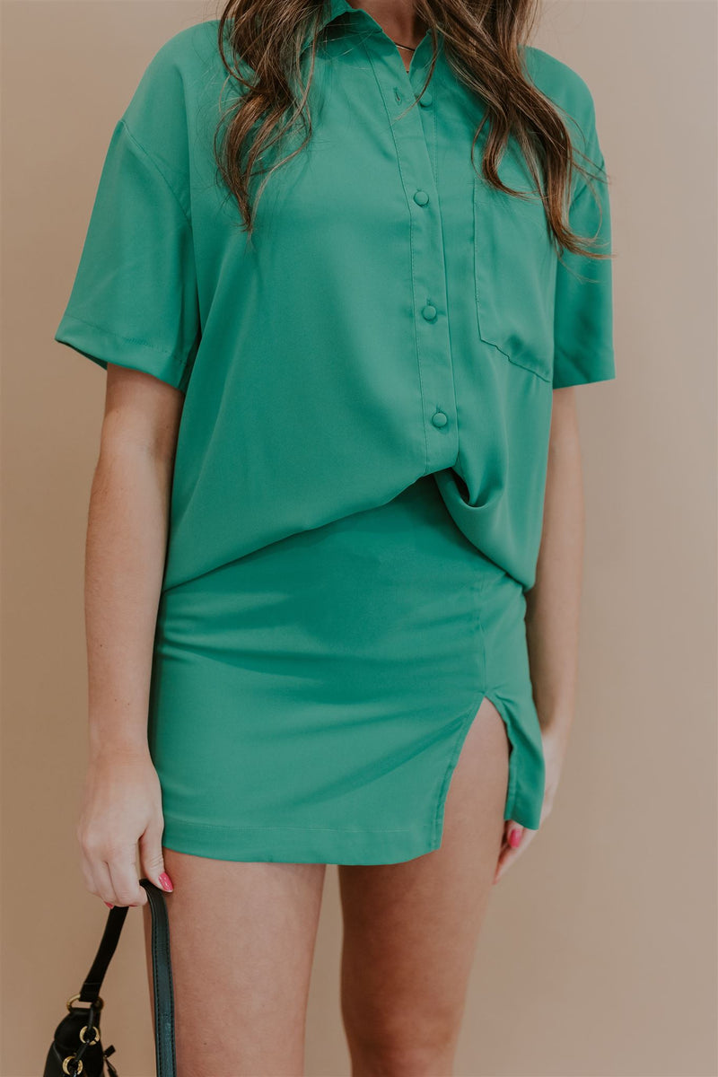 Gabi Green Skirt