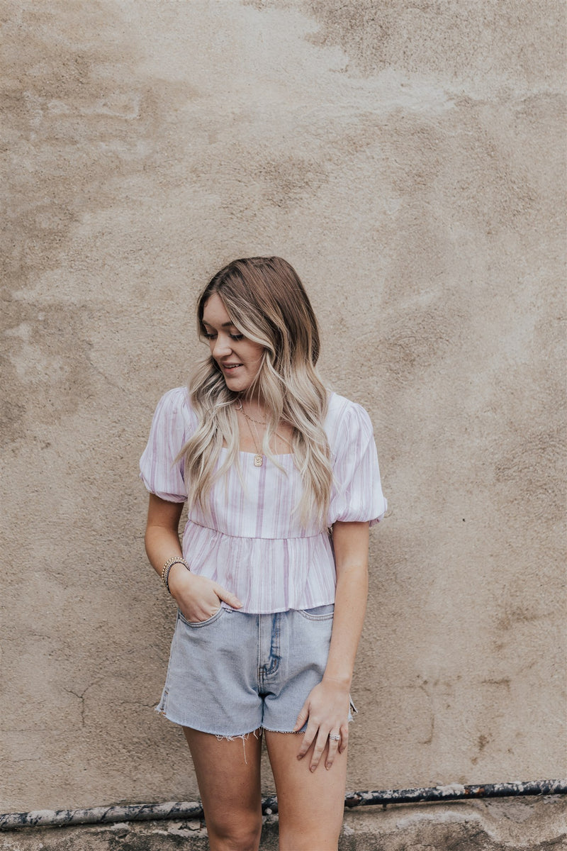 Lindsey Striped Top