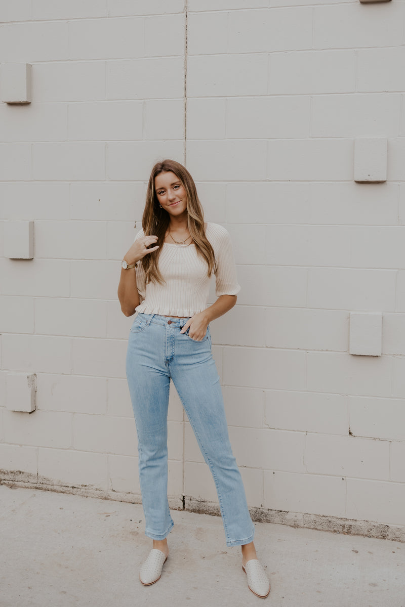 Kenzie High Rise Straight Jeans