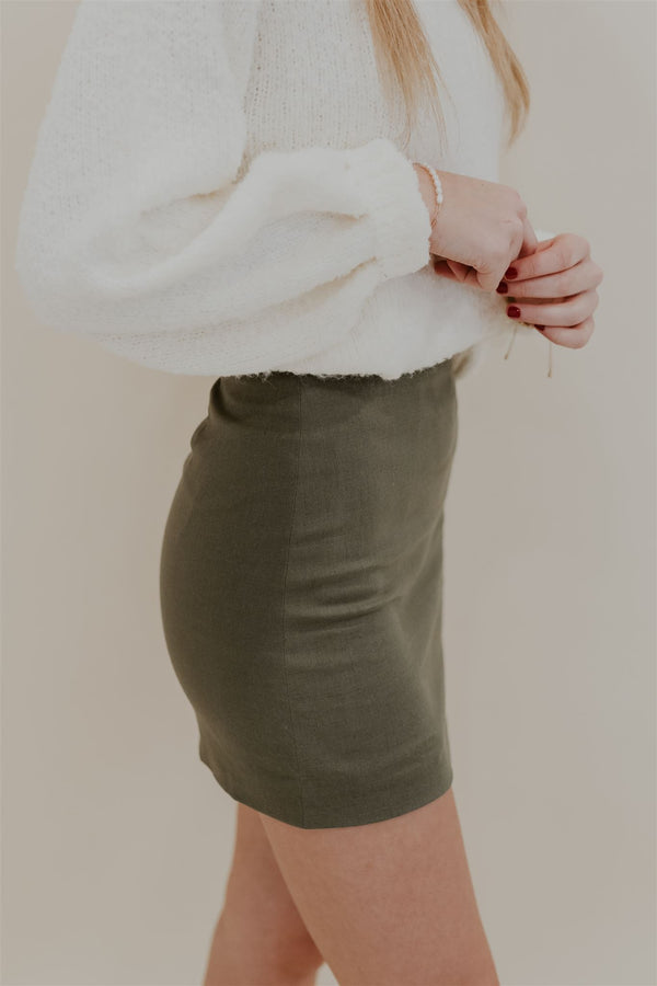 Lilly Linen Stretch Skirt